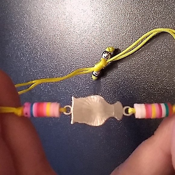 BBTO Gorgeous Owl Bracelet w Yellow Cording up to 10 inches - Picture 7 of 7